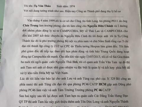 Về đơn minh oan của ông Tạ Văn Thảo: Luật sư nói gì?